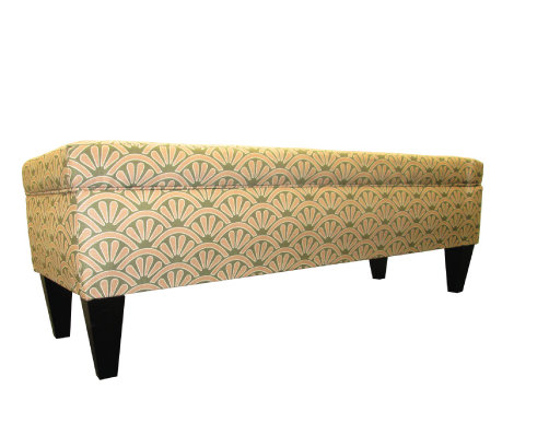 Banc de rangement deux places Regis, Bonjour améthyste
