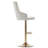 Swivel Upholstered Faux Leather Adjustable Height Counter Stool with Steel Frame-1022989697-1072607233