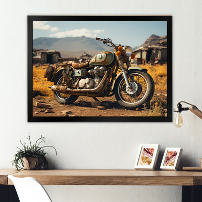 Rustic Adventure - Moto - Décoration murale moto