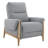 Upholstered Manual Recliner Armchair-129179752