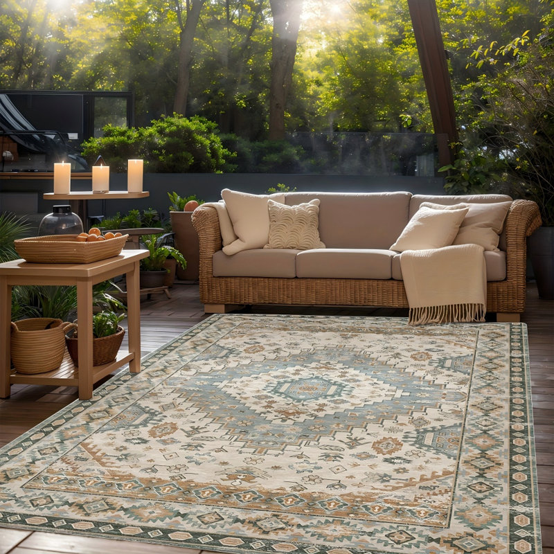 Devnew Solid Colour Machine Printed Area Rug, Rectangle 200 x 300 cm