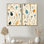 Motif bohème antique antique et minimalisme rétro - impressions sur toile beiges