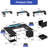 Lannes U-Shaped Metal Base Computer Desk with Power Outlet-501673622
