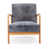 Microfibre gris clair