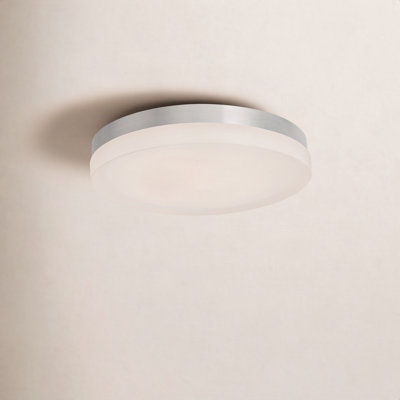 Single Light Glass LED Flush Mount