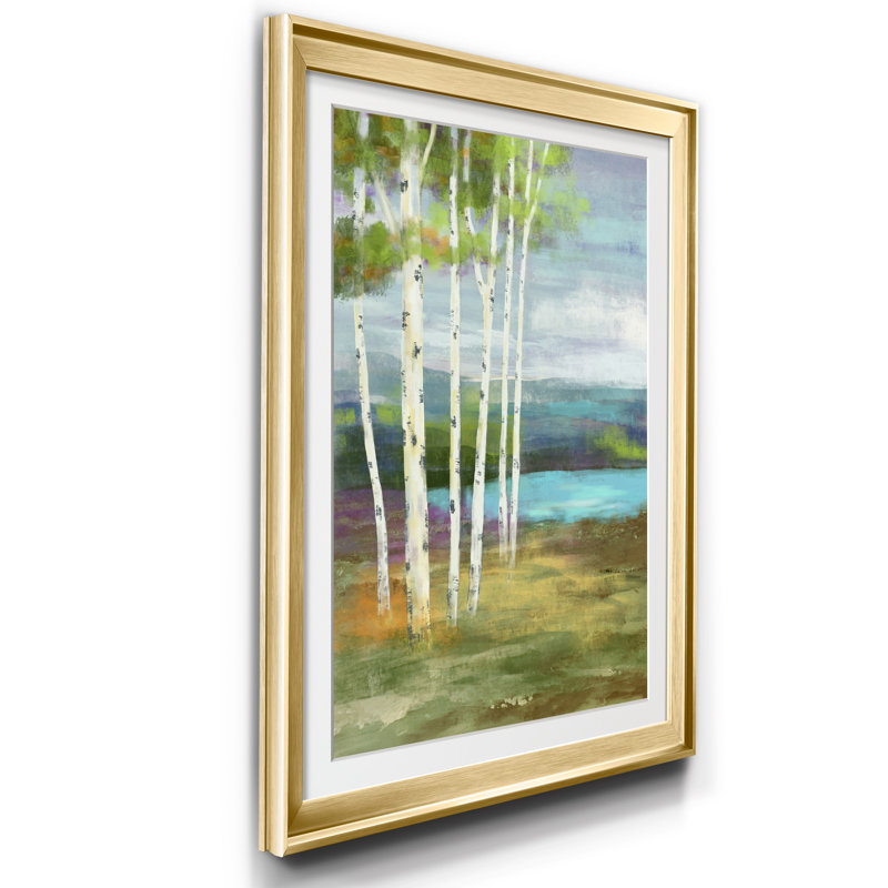 High Country - Cadre photo, reproduction d'art sur papier, H 30,5 po x l 42,5 po x P 1,5 po, Doré