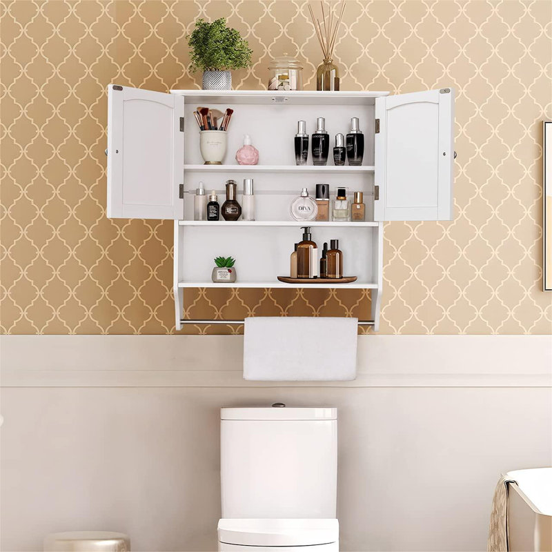Armoire murale de salle de bain, Blanc