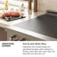 ZLINE Autograph 36 in. Stainless Steel Paramount Induction Range with Black Door & Bronze Accents-1248674346