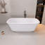 67" Freestanding Soaking Acrylic Bathtub