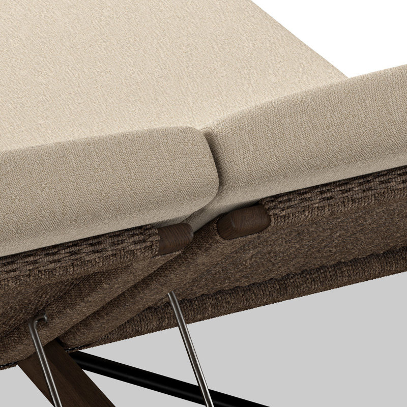 Finnegan Outdoor Double Chaise, Alessi Buff