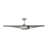 Terhune Indoor Ceiling Fan with Threaded Downrod, Silver ABS blades and Handheld Remote-905154021-905154010