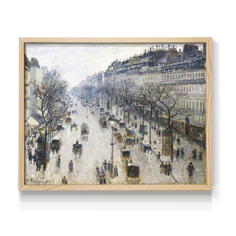 Paysages rétro - CCXLIV - reproduction encadrée, Naturel, H 16 po x l 20 po