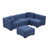 Tissu bleu foncé est en rupture de stock