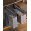 Porte-pantalons rétractable avec rail coulissant-104838983