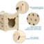 Maison pour chat en bois Chote