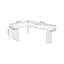 Bureau en bois massif en forme de L brun noisette-145839497-145839494