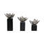 3 pièces statues de fleurs de kriss avec marbres-119662922