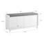 Banc de rangement pour chaussures Asheli