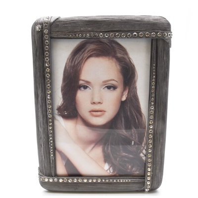 Reita Metal Beaded Picture Frame