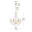 Lustre classique / traditionnel à lumières de style bougie Lincolndale-26991841-26991843-113606287