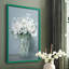 «All White Blooms», reproduction encadrée - bois massif-1638414114-1638414140