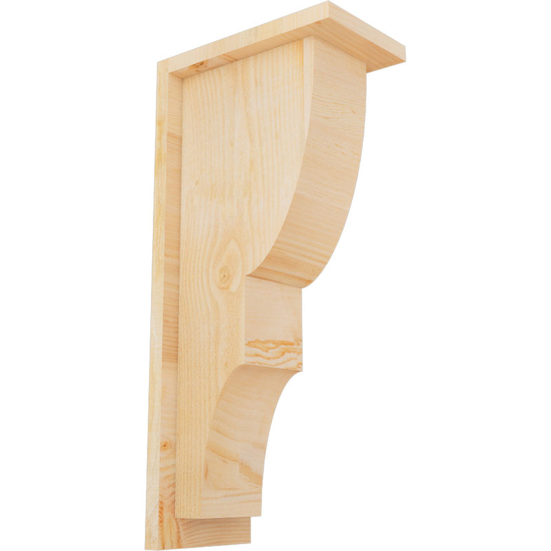 Corbeau Ridgewood avec contre-plaque, H 22 po x l 6 po x P 10 po, Sapin de Douglas, Sciage brut