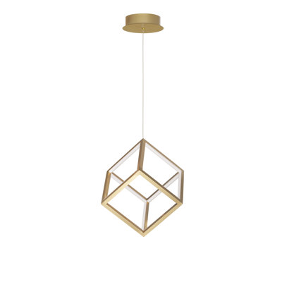 1 - Light LED Square/Rectangle Pendant