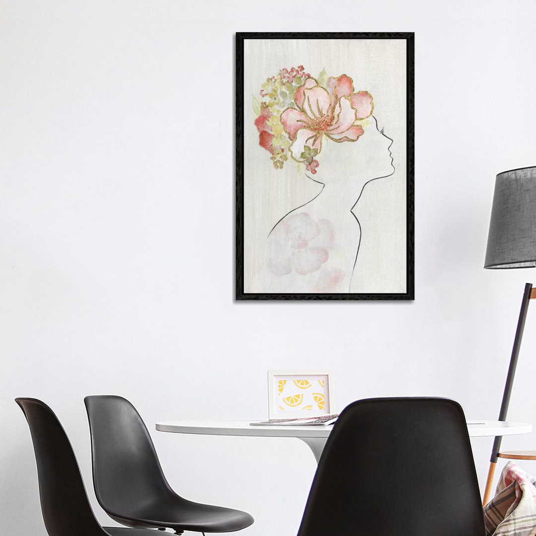 Fashion Floral Silhouette I von Tava Studios - Galerie-verpackte Leinwand Giclée