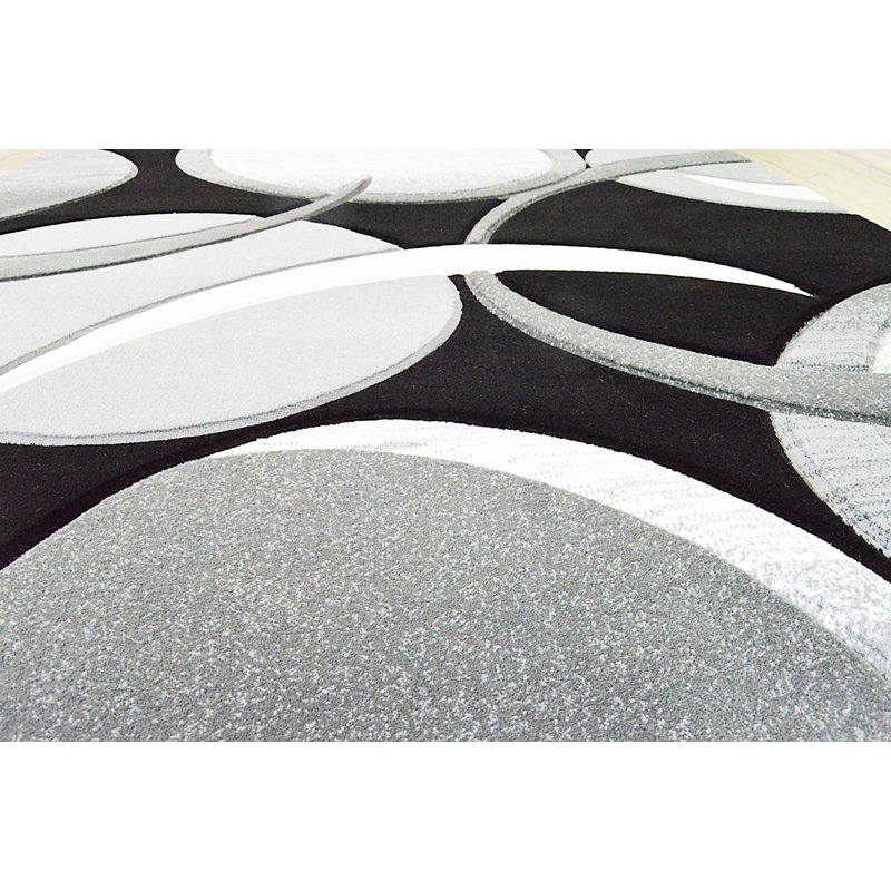 Mccampbell Performance Abstract Indoor Rug, Runner 2'2" x 7'4"