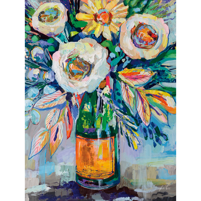 «Lius Clicquot Bouquet» par Jeanette Vertentes, H 40 po x l 30 po