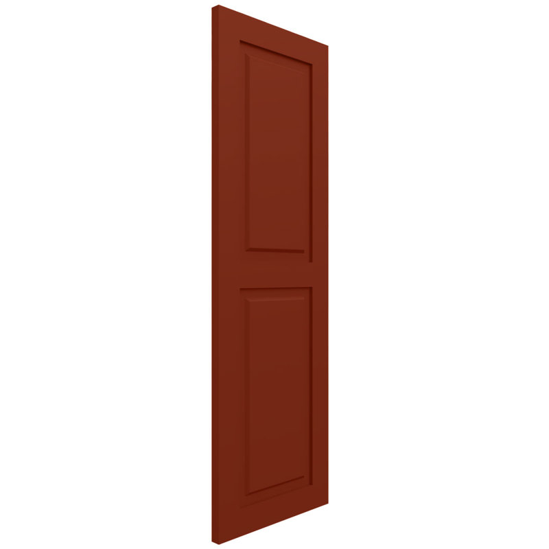 Volets en PVC True Fit, Rouge piment, 15", 51"