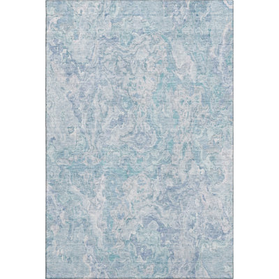 Premium Machine Washable Prisco Sky Rug