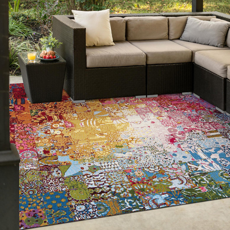 Tapis Luxe Hower, Carré 8 pi