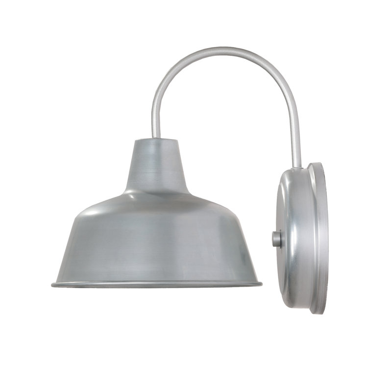Sena Wall Light, 11" H x 8.35" W x 10.65" D, Silver