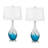 Glass USB Table Lamp