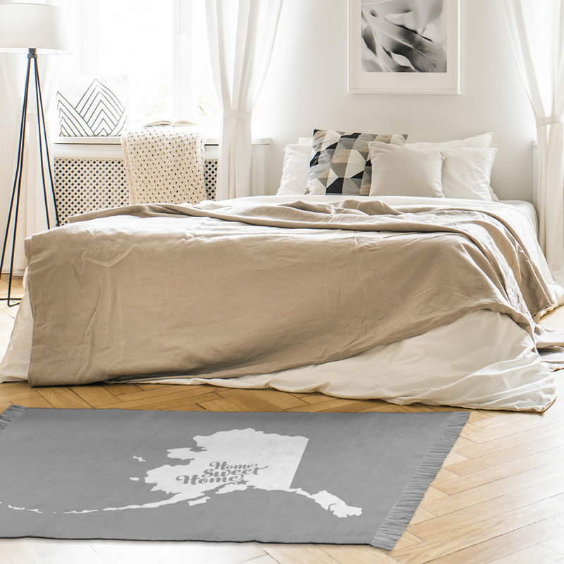 Tapis zone grise ancrage doux home