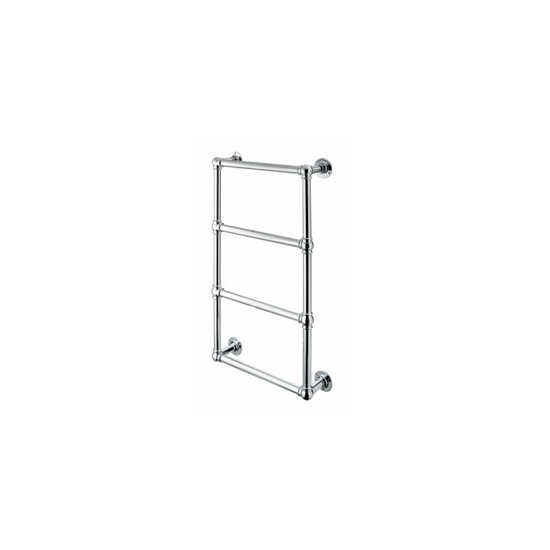 Wollaston 4 Rail Wall-Mounted Electric Towel Warmer, Polished Brass