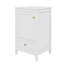 Meuble-lavabo de 20 pouces avec lavabo, meuble-lavabo autoportant avec porte à fermeture douce, support de rangement et tiroir