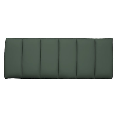 Channeled Upholstered Bench Backrest Cushion Panel (Multiple Colors & Sizes Available)