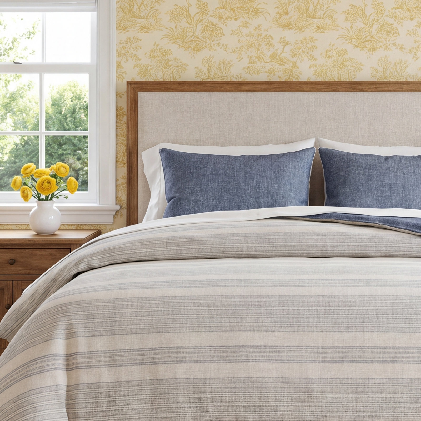 Fisher Linen Duvet Cover Set, California King