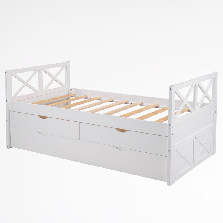 Arisa Multi-Functional Daybed with Drawers and Trundle ( Box 2/2 Incomplete)