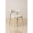 Upholstered Curved Back Wood-look Metal Frame 2pc Dining Chairs-1829378793-1829378798