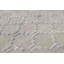 Cotton Geometric Area Rug in Silver