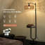 176cm Matte Tray Table Floor Lamp