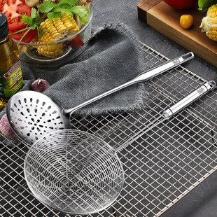 spider strainer skimmer Skimming Cooking Spoon Noodle Basket Pasta Wire  Strainer