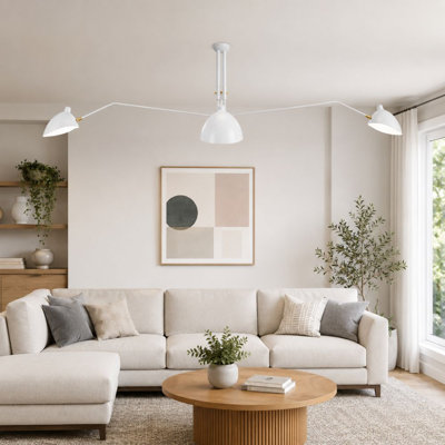 Luminaire suspendu réglable 3 lumières Arlo