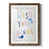 Papier, cadre noyer