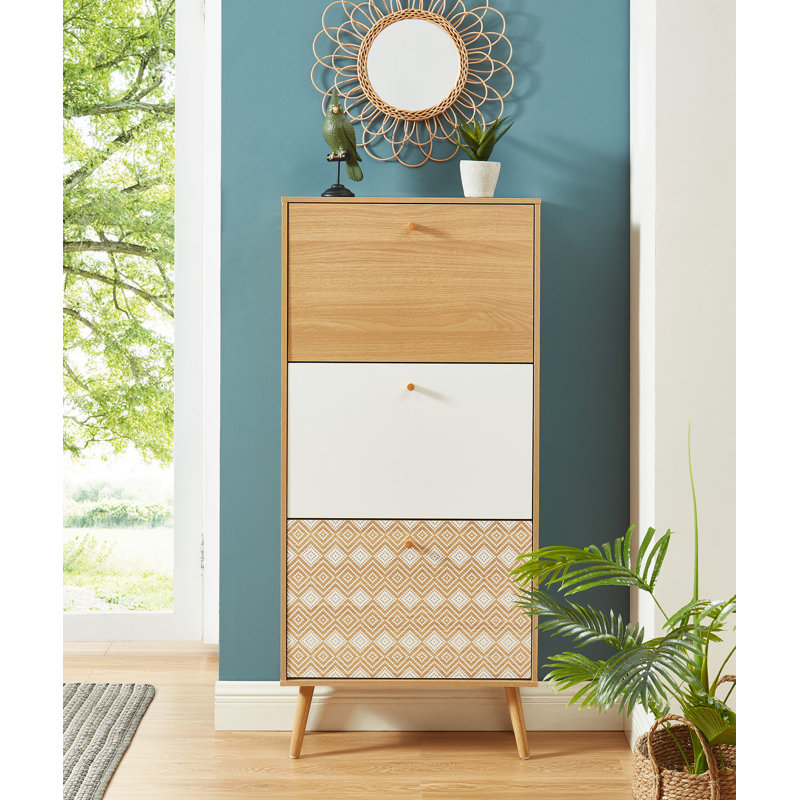 18 Pair Shoe Storage Cabinet