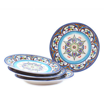Ensemble d'assiettes plates Zanzibar