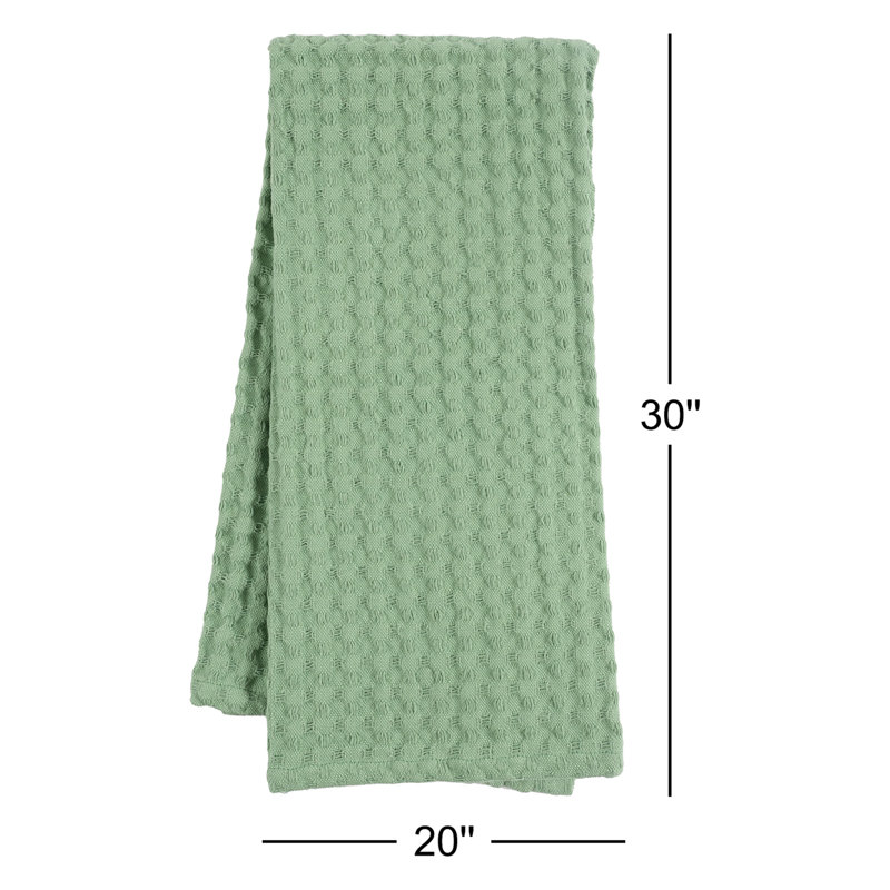 Torchon en coton Estero, Vert minerai